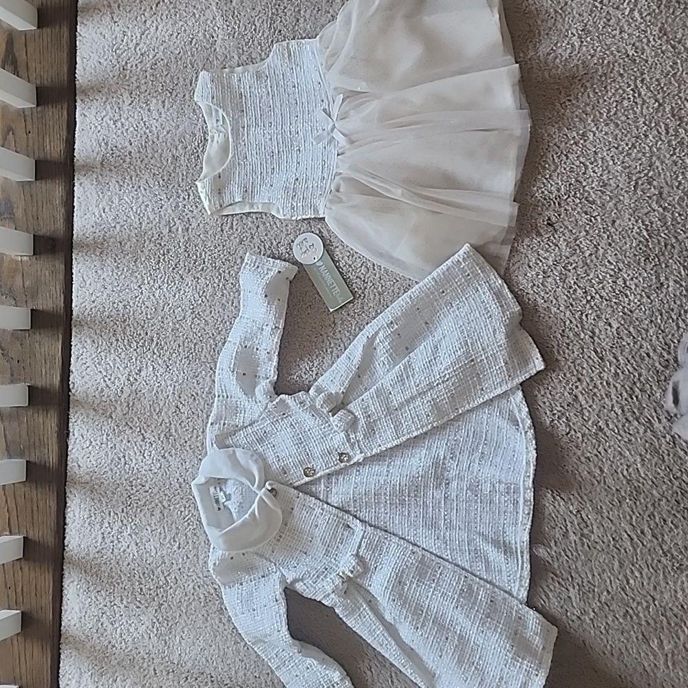 NWT Ivory Toddler 2 Piece Party Dress